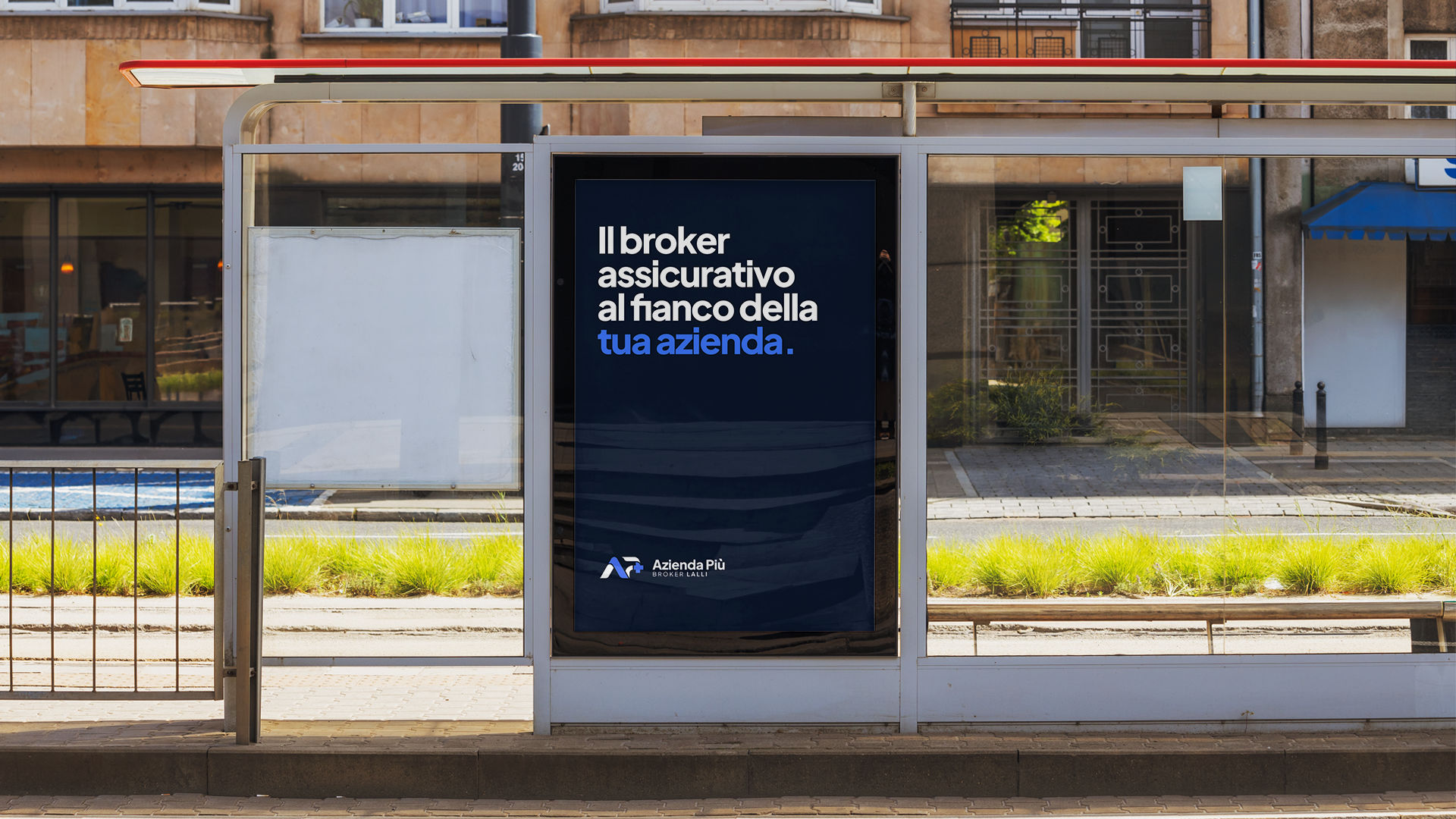 Azienda Più AP+ three-dimensional brandmark