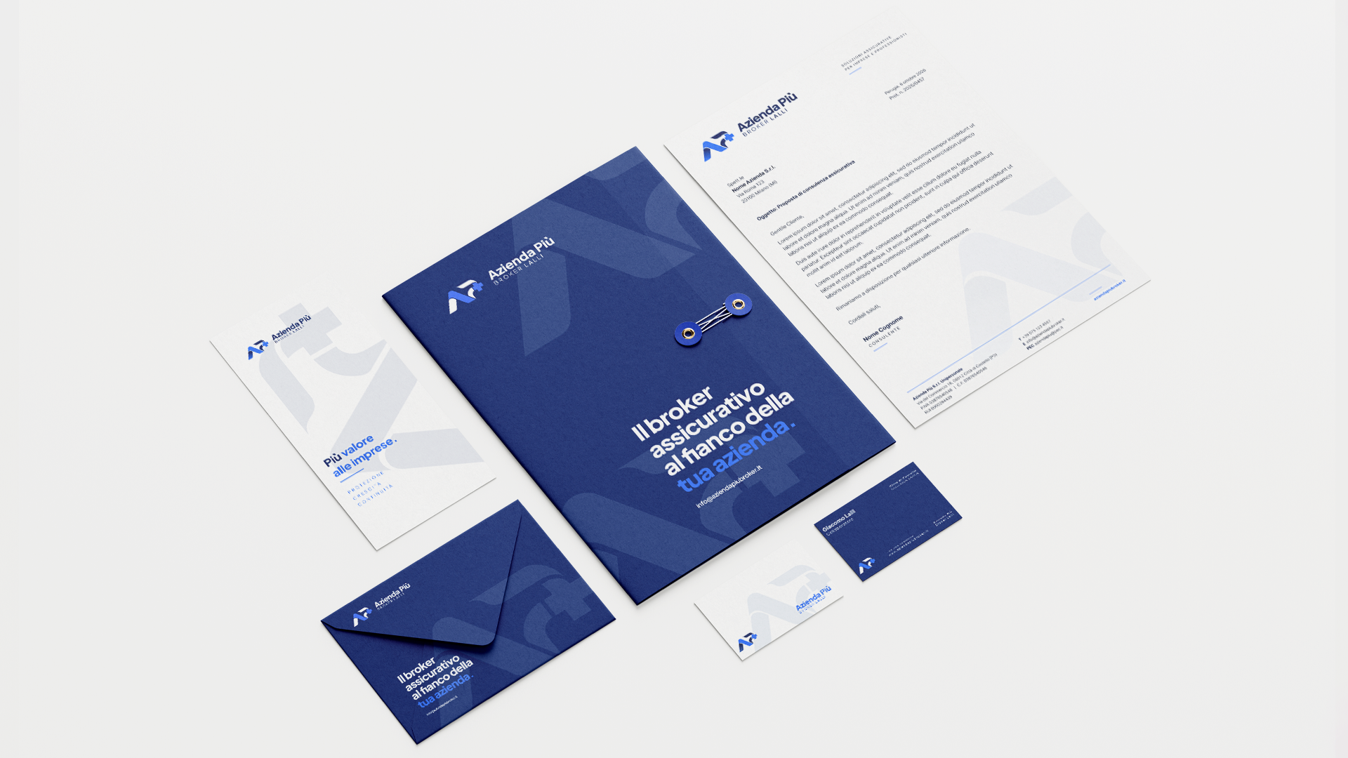 Azienda Più stationery system