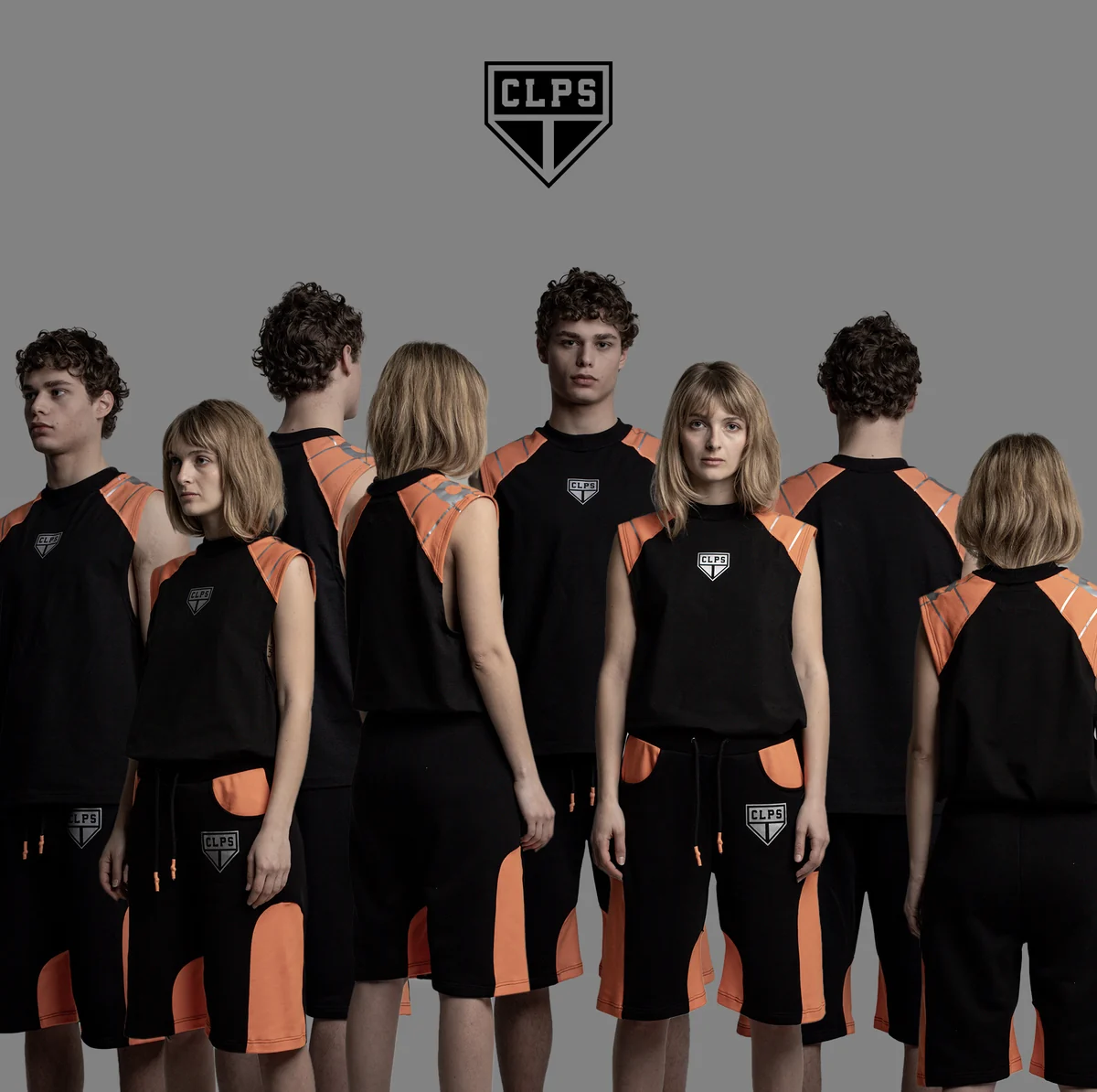 Original Football Team composition with sportswear models