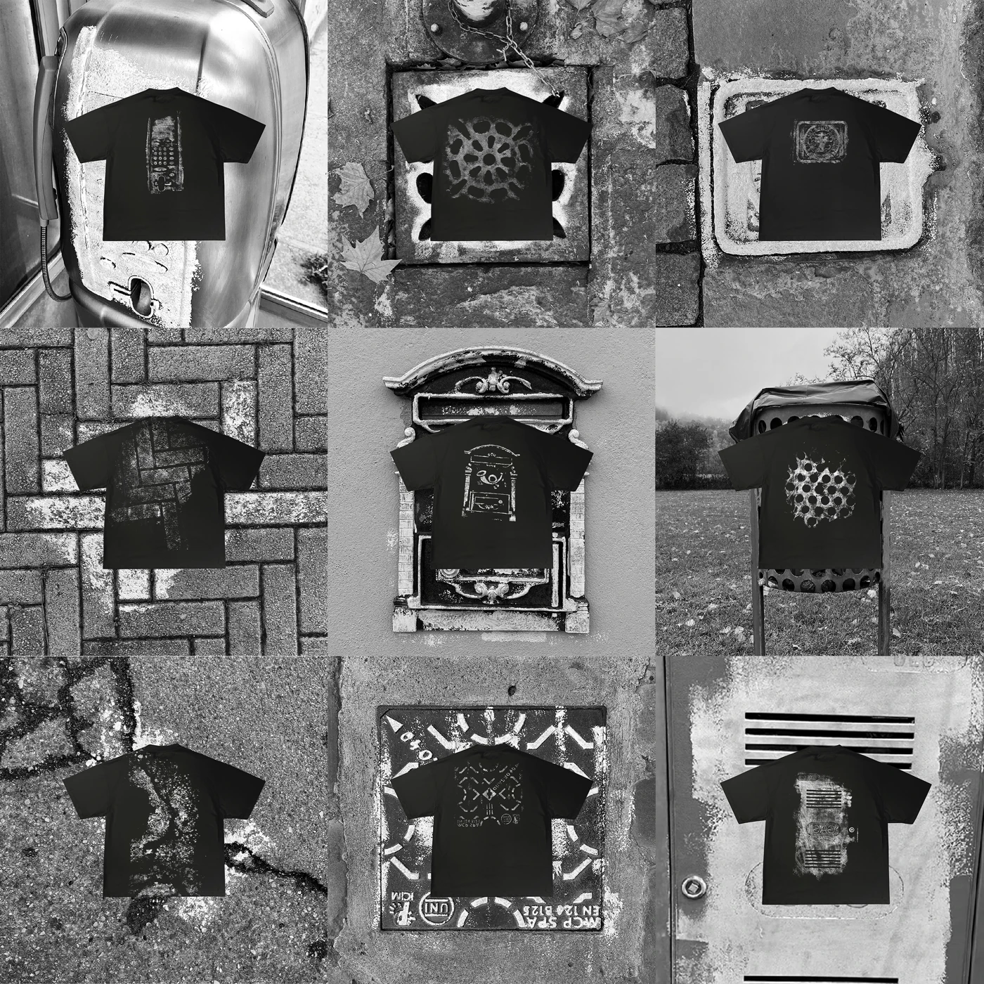 Eubodio archive: garments and urban surfaces
