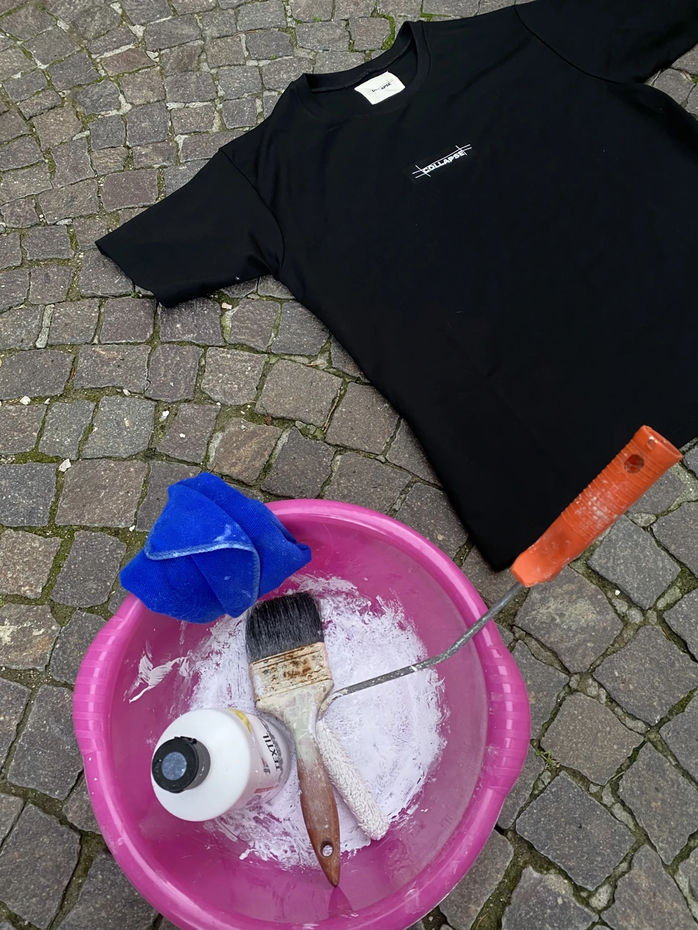 Materials and garment during the Eubodio printing process