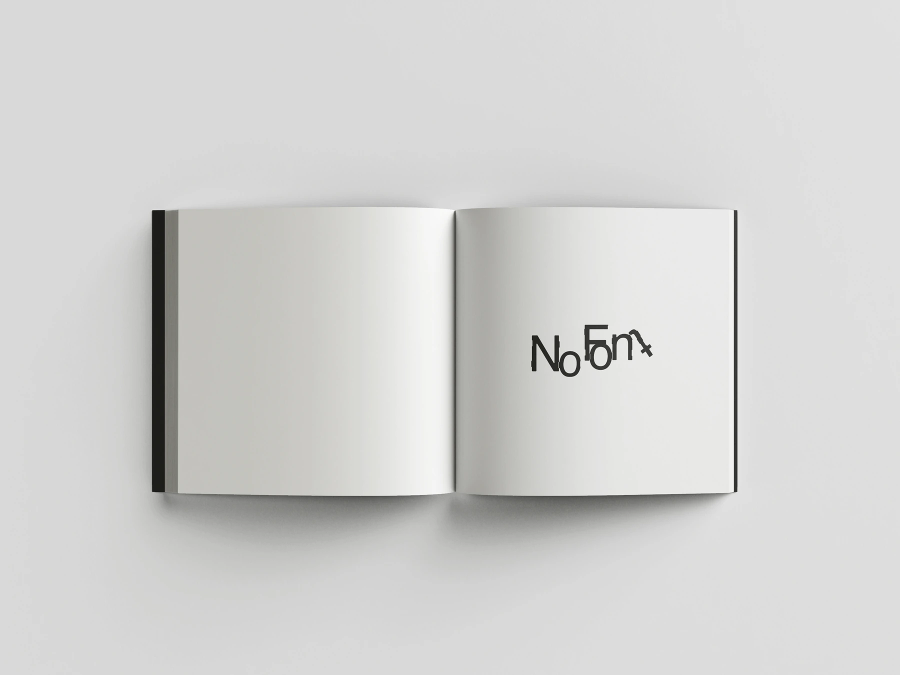 No Font — Specimen