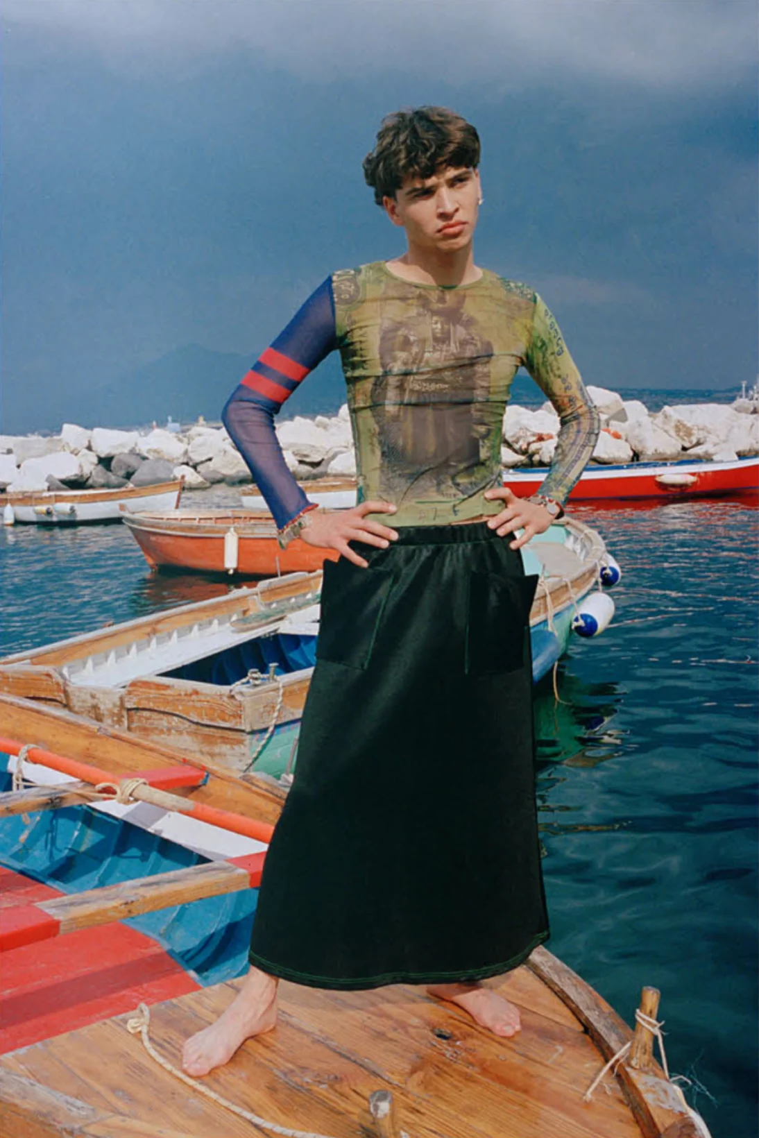 Portrait on boats from CLIENT #24. Photography Michele Vitale.