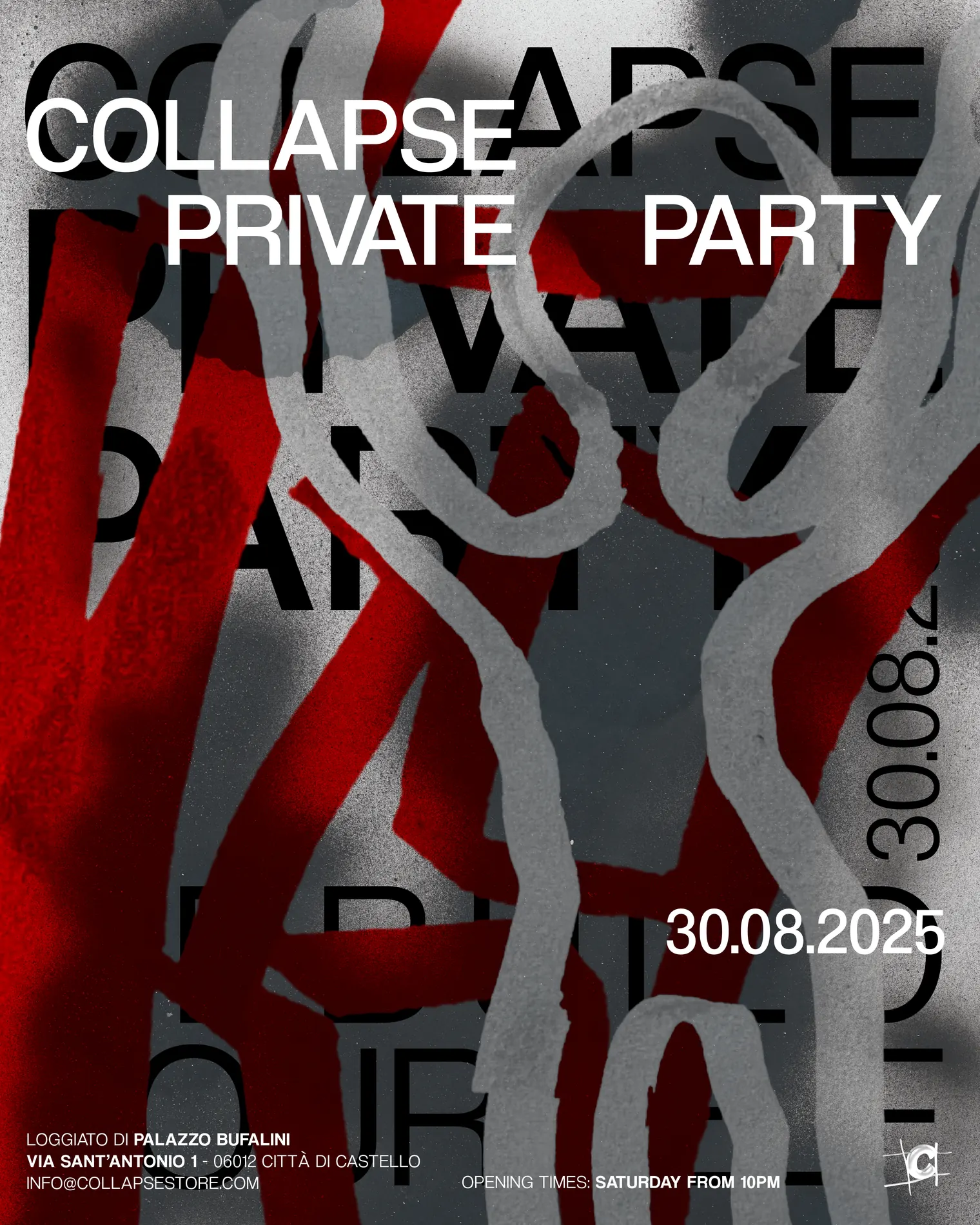 Original private party poster