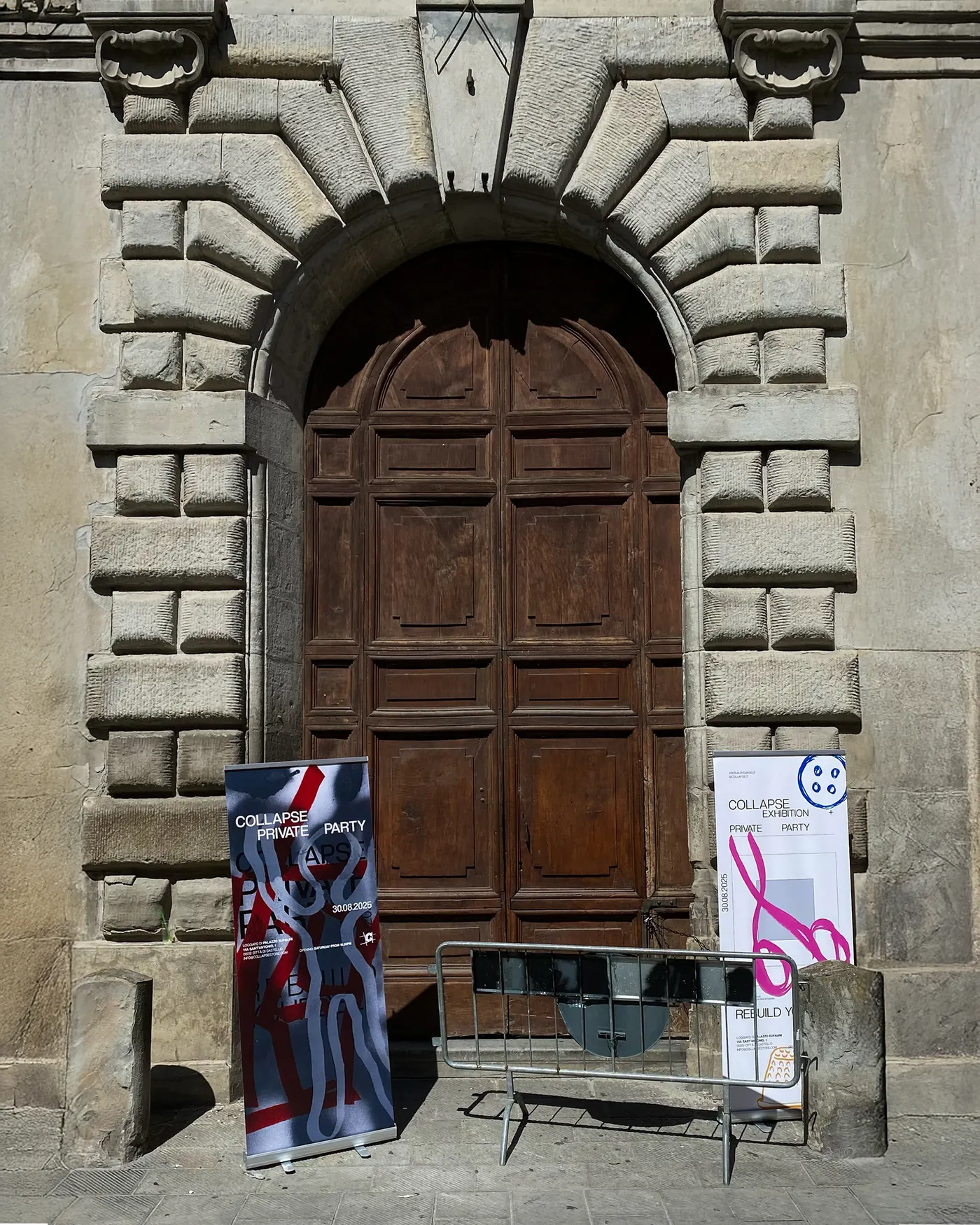 COLLAPSE EXHIBITION / Original exhibition photograph at Palazzo Bufalini