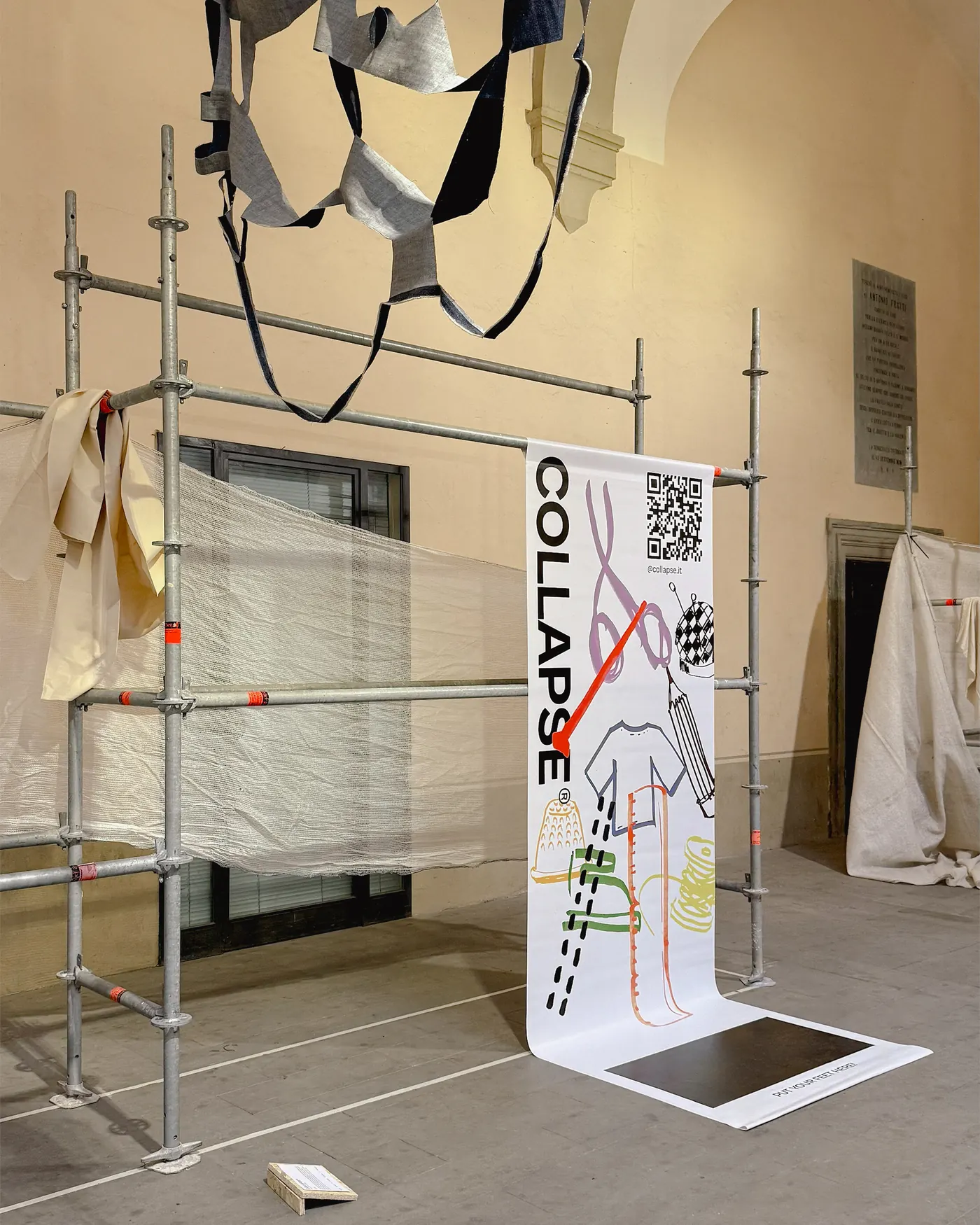 COLLAPSE EXHIBITION / Original exhibition photograph at Palazzo Bufalini
