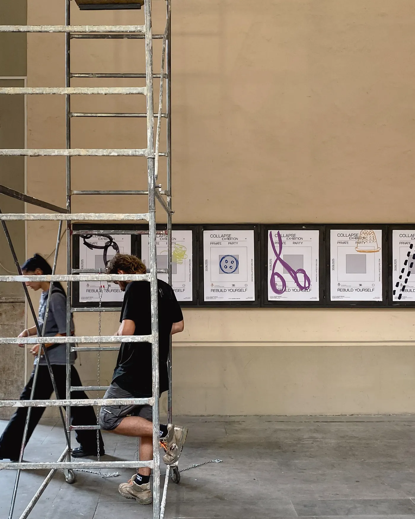 COLLAPSE EXHIBITION / Original exhibition photograph at Palazzo Bufalini
